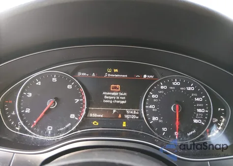 2014 Audi A6 3.0T Premium Plus from USA, damaged, VIN WAUHGAFC3EN033765